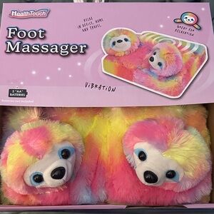 HealthTouch Rainbow Sloth Foot Massager